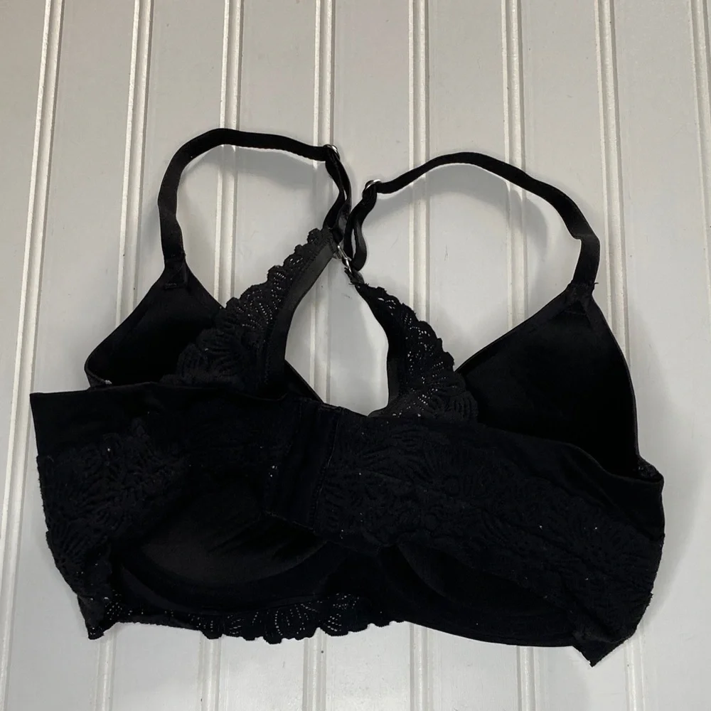 Aerie sunnie full coverage racerback Black Lace Bra 34c